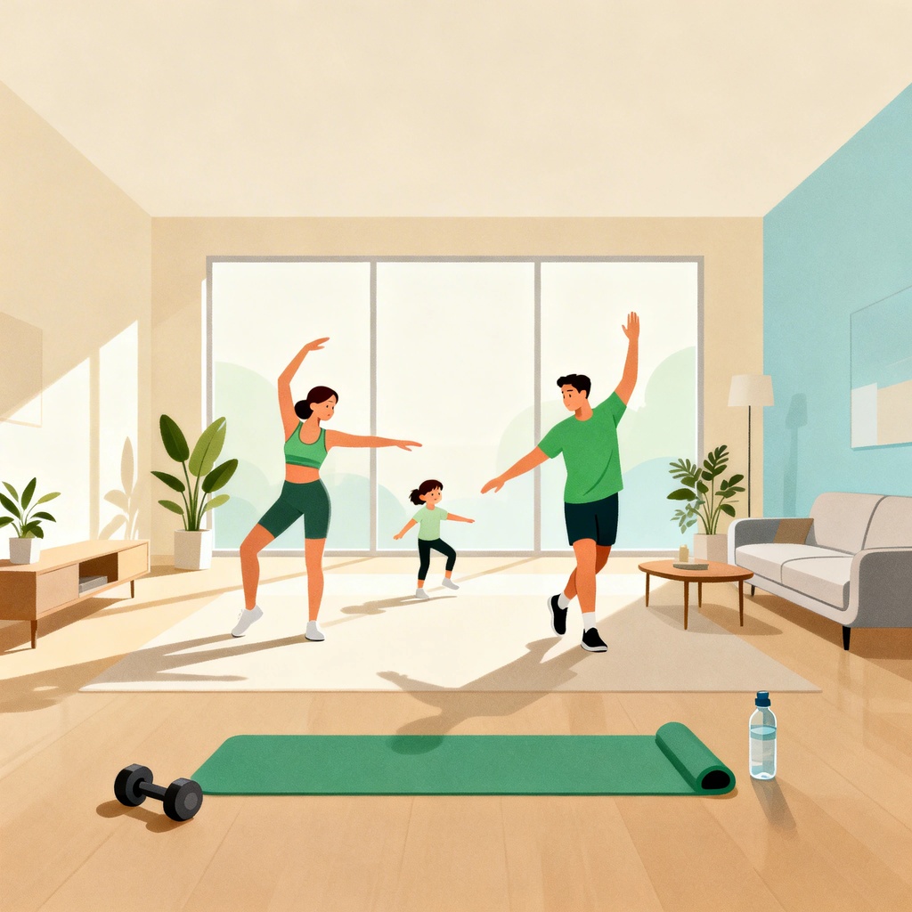 Rodzinne treningi w domu
